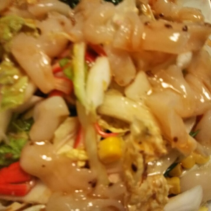 白菜と海老とカニかまのサラダ